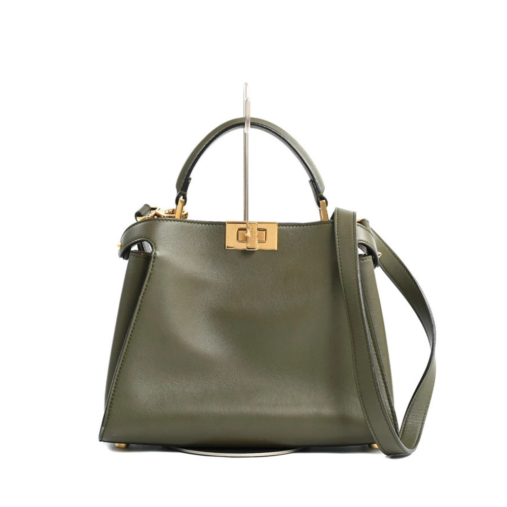 Fendi Peekaboo Essentially Handbag Khaki Green